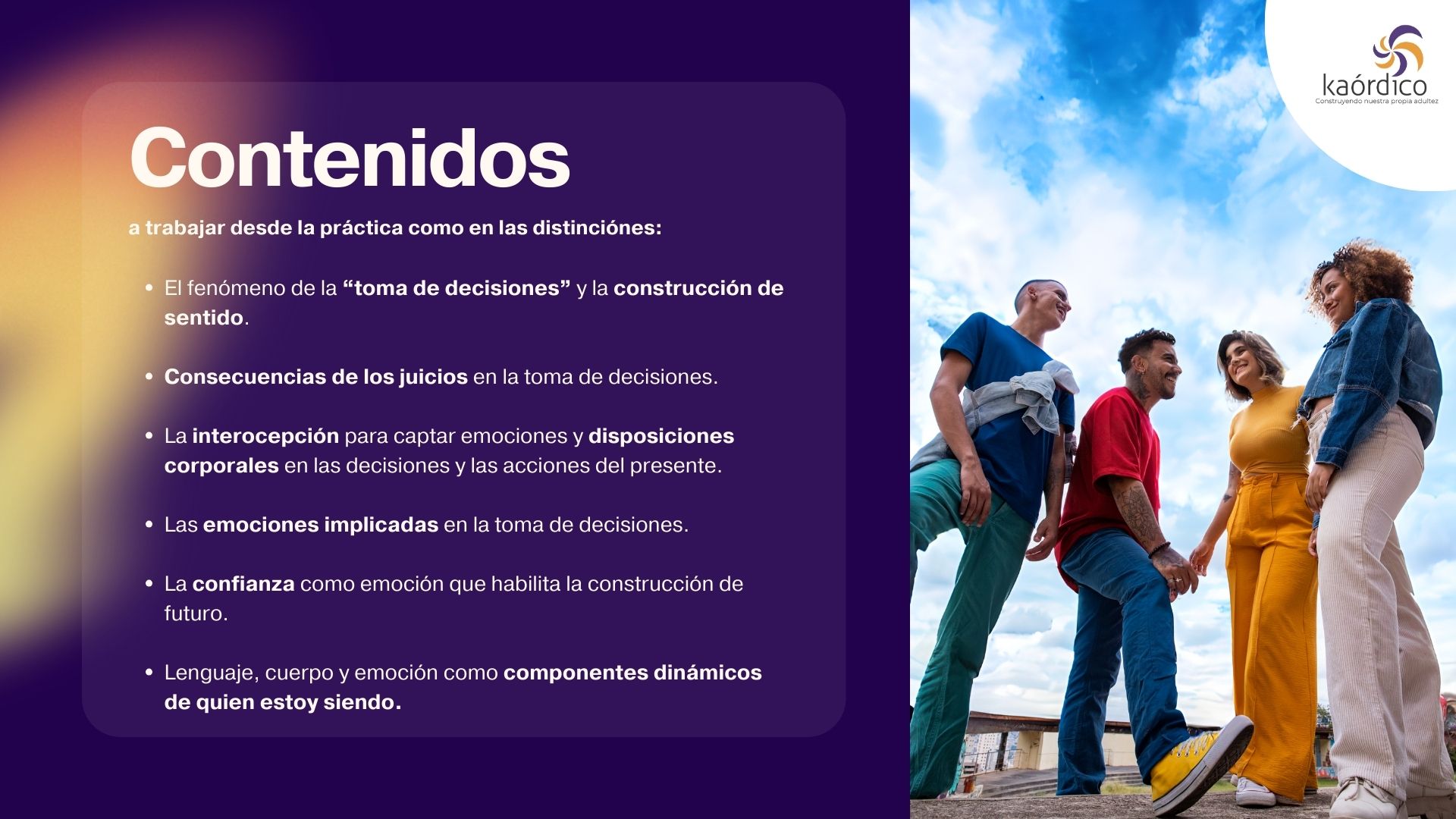 Taller toma de decisiones y construcción de futuro Taller toma de decisiones y construcción de futuro